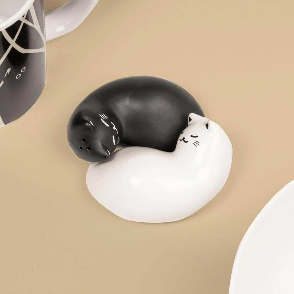 Kikkerland Purrfect Salt and Pepper Shakers
